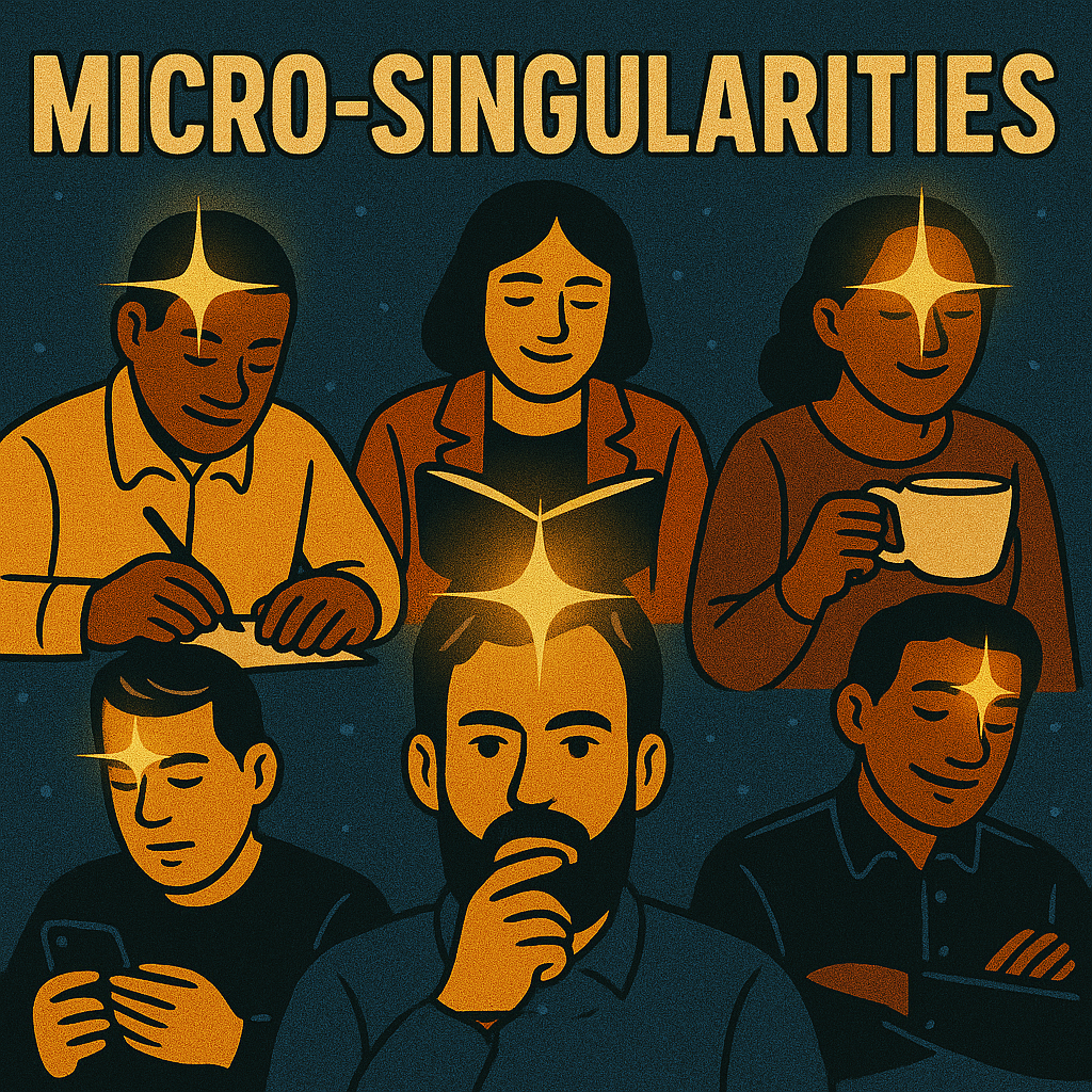 Micro-Singularities: When the Future Arrives One Mind at a Time